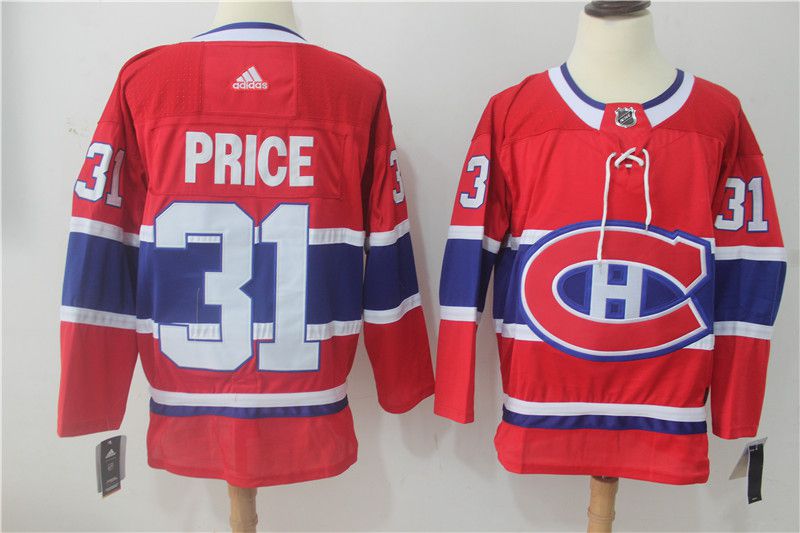 Men Montreal Canadiens #31 Price red Hockey Stitched Adidas NHL Jerseys